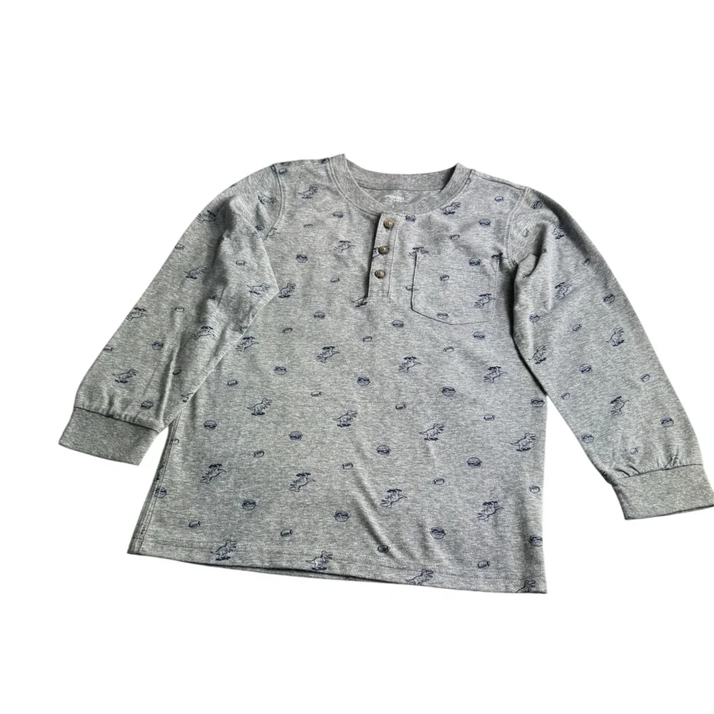Carter's Simple Joys Boys Long Sleeve Top Bundle 7